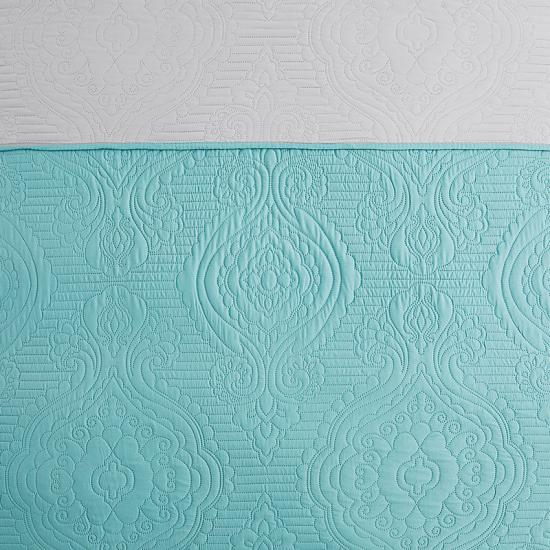 cxmicrotex Damask Preget Vendbart sengeteppe