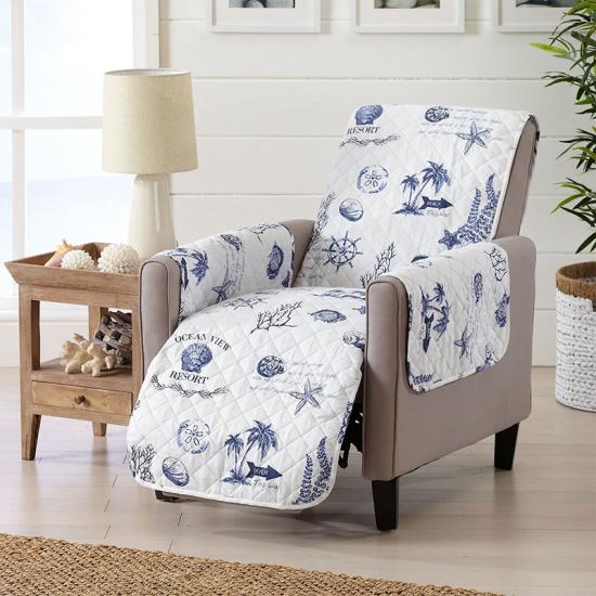 Floral Pinsonic Furniture Protector Cover Elastisk Sofa Cover Armlommer