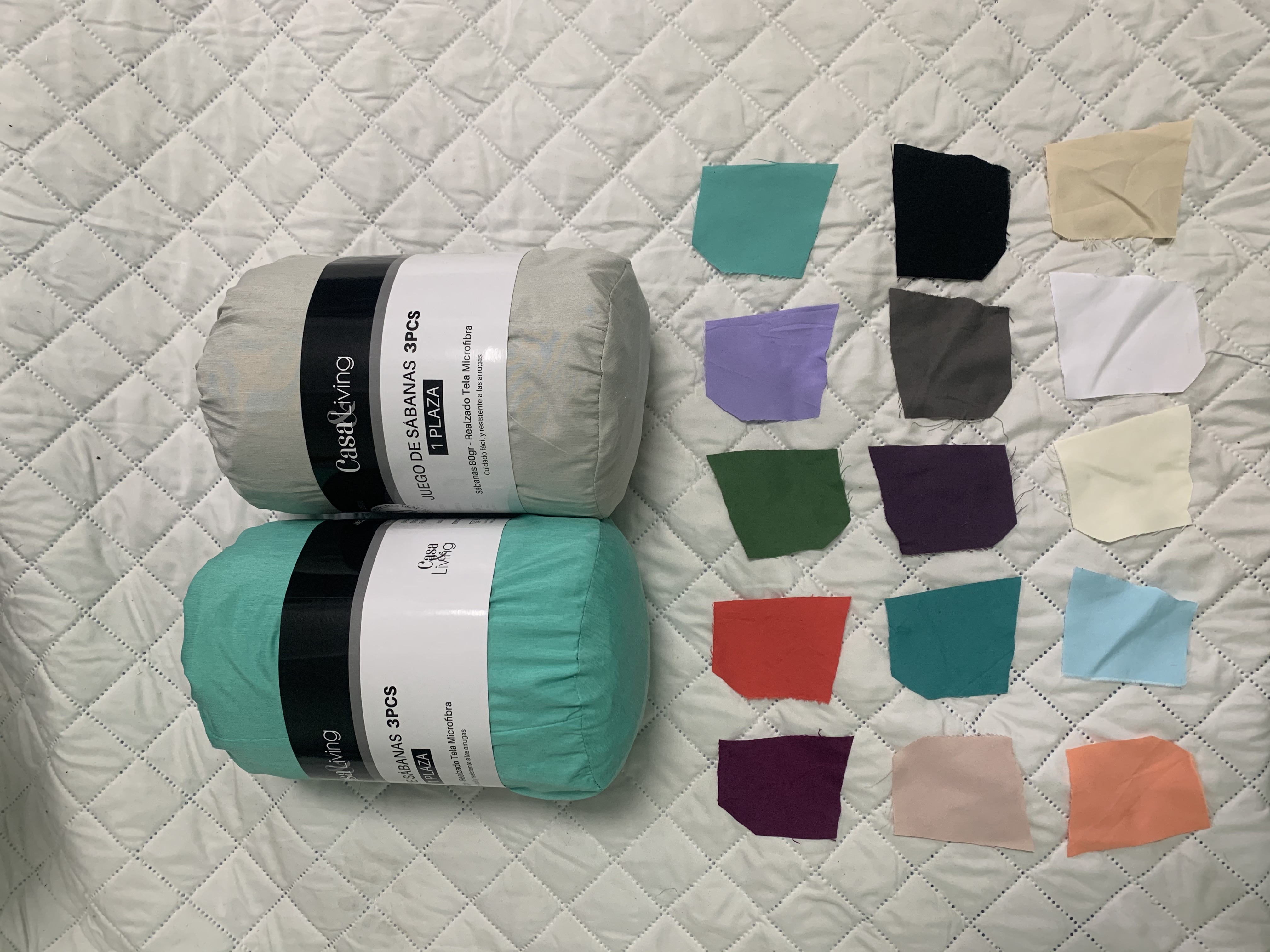 Mikrofiber 70gsm solide farger stoffer